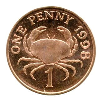 Guernsey 1 Penny 1998 r.