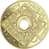 2 zł 2003 r. 10 lat Wielkiej Orkiestry Świątecznej Pomocy