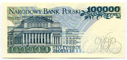 Banknot Polska 100 000 Złotych 1990 r. AN