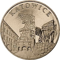 2 zł 2010 r. Miasta w Polsce – Katowice