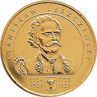 2 zł Poczet królów i książąt polskich:  Stanisław Leszczyński (1704-1709; 1733-1736)