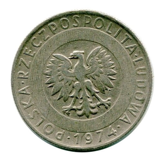 Polska 20 złotych 1974 r. Wieżowiec i Kłosy
