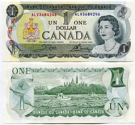 Kanada 1 Dolar 1973 r. UNC