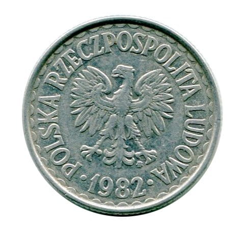Polska 1 Złoty 1982 r.