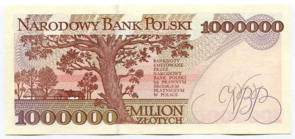 Banknot Polska 1000000 zł z 1993 r. M