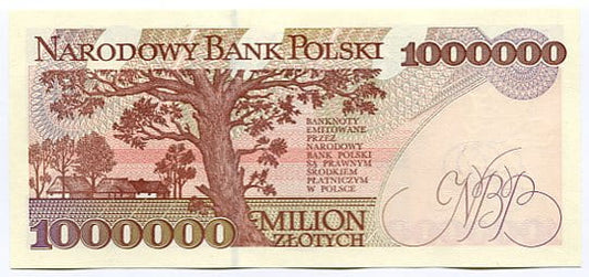 Banknot Polska 1000000 zł z 1993 r. M