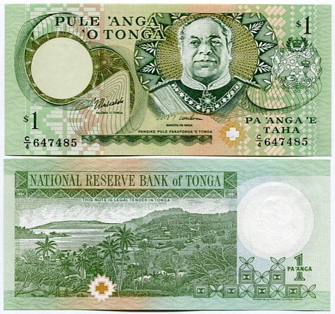 Tonga 1 Paanga 1995 r. UNC