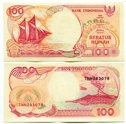 Indonezja 100 Rupiah 1992 r.