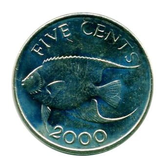 Bermudy 5 Cents 2000 r.