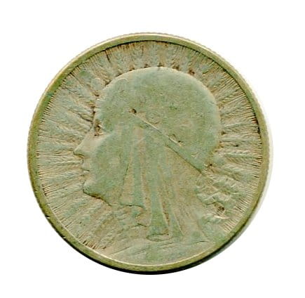 2 złote Głowa Kobiety 1934 r.