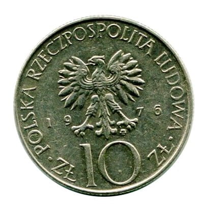 Polska 10 Złotych Adam Mickiewicz 1976 r.