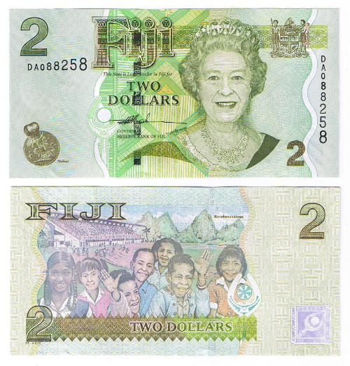 Fidżi 2 Dollars 2007 r. UNC