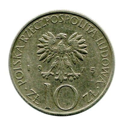 Polska 10 Złotych Adam Mickiewicz 1975 r.