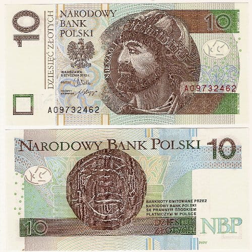 Banknot Polska 10 zł z 2016 r. BZ