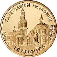 2 zł 2009 r. Miasta w Polsce Trzebnica – Sanktuarium św. Jadwigi