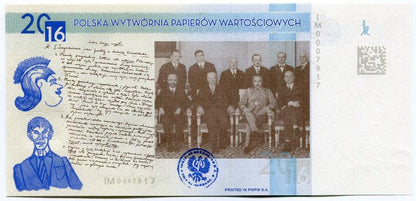 Banknot testowy PWPW Ignacy Matuszewski