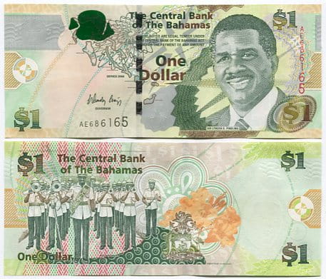 Bahamy 1 Dollar 2015 r. UNC