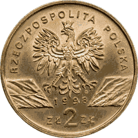 2 zł Zwierzęta świata - Ropucha paskówka