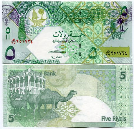 Katar 5 Rial 2013 r. UNC
