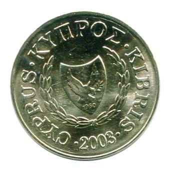 Cypr 2 Centów 2003 r.