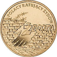 2 zł 2009 r. Polacy ratujący Żydów – Irena Sendlerowa, Zofia Kossak,  siostra Matylda Getter