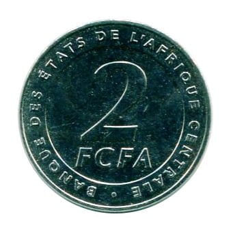 Afryka Centralna 2 Franc 2006 r.