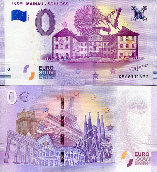 Banknot 0 Euro Niemcy - Zamek w Konstancji