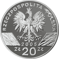 20 zł Zwierzęta świata - Puchacz