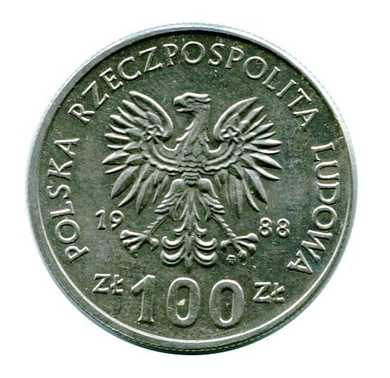 100 złotych Jadwiga 1988 r.