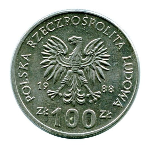 100 złotych Jadwiga 1988 r.