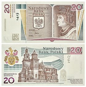 Banknot Kolekcjonerski 20 zł 600. rocznica urodzin Jana Długosza