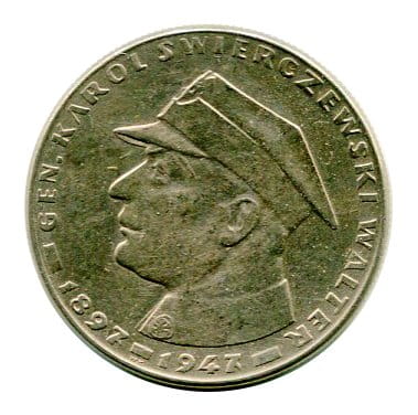10 złotych Karol Świerczewski 1967 r.