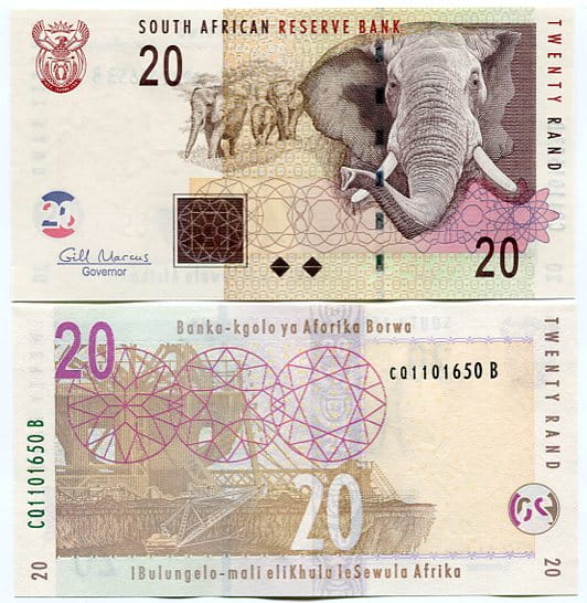 RPA 20 Rand 2005 r. UNC