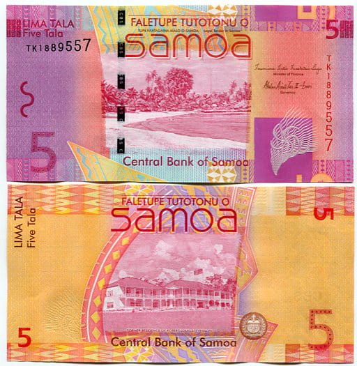 Samoa 5 Tala 2012 r. UNC