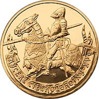 2 zł Historia Jazdy Polskiej - Rycerz ciężkozbrojny XV w.