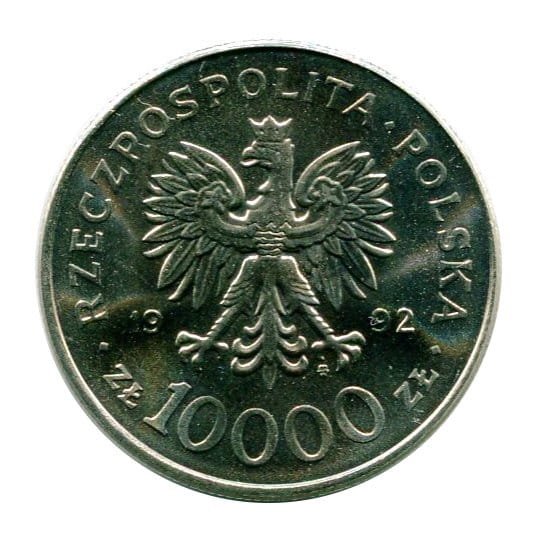10 000 zł Władysław III Warneńczyk 1992 r.