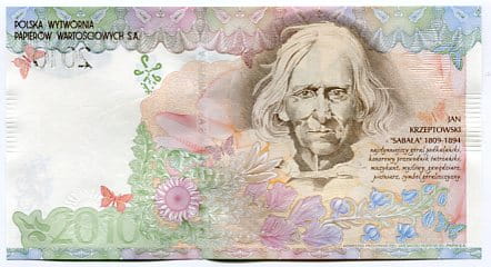 Banknot testowy PWPW Sabała