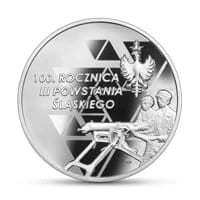 10 zł Ag  100. rocznica III Powstania Śląskiego 2021 r.