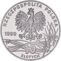 10 zł Ag  150. rocznica śmierci Fryderyka Chopina 1999 r.