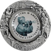 10 zł Ag  400. rocznica polskiego osadnictwa w Ameryce Północnej 2008 r.