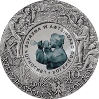 10 zł Ag  400. rocznica polskiego osadnictwa w Ameryce Północnej 2008 r.