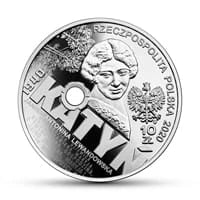 10 zł Ag  Katyń – Palmiry 1940 2020 r.