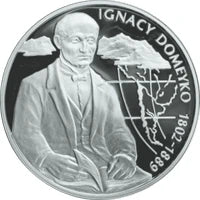10 zł Ag  Polscy podróżnicy i badacze - Ignacy Domeyko 2007 r.