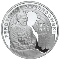 10 zł Ag  Polscy podróżnicy i badacze Ferdynand Ossendowski