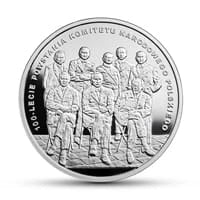 10 zł Ag 100-lecie powstania Komitetu Narodowego Polskiego 2017 r.