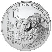 10 zł Ag 100. rocznica Harcerstwa Polskiego 2010 r.