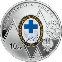 10 zł Ag 100. rocznica powstania TOPR 2009 r.