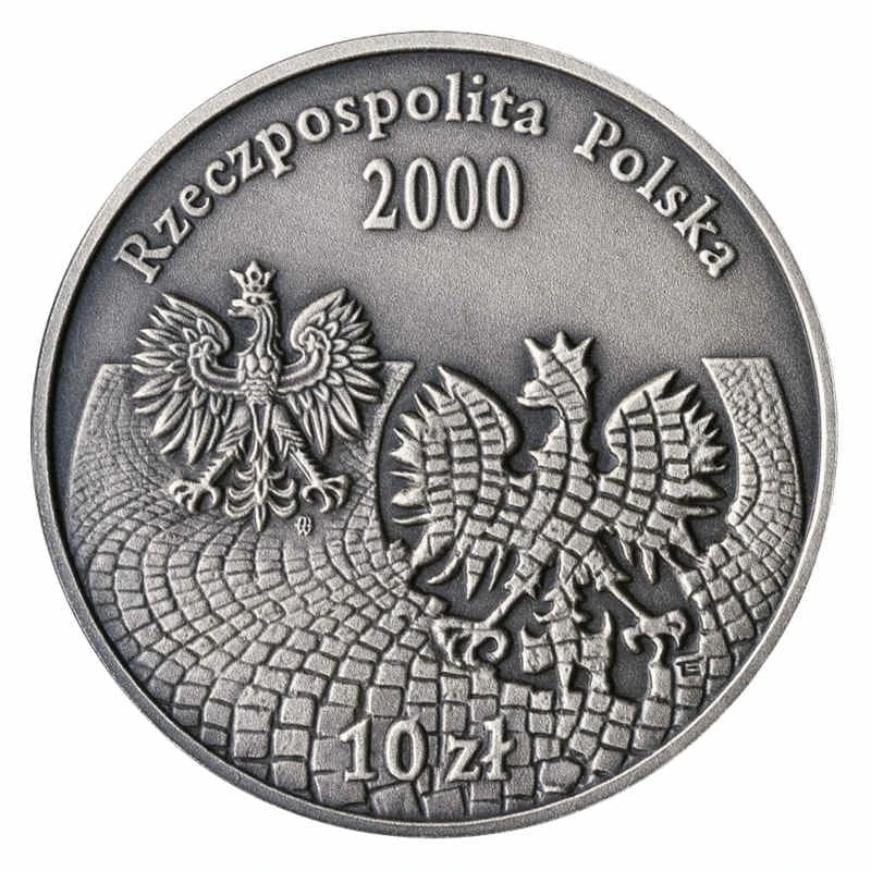 10 zł Ag 30. rocznica Grudnia 70 2000 r.