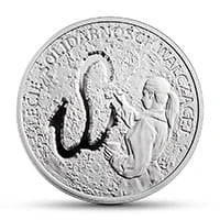 10 zł Ag 35-lecie Solidarności Walczącej 2017 r.