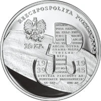10 zł Ag 70. rocznica utworzenia Polskiego Państwa Podziemnego 2009 r.